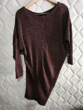 Vestido Zara marrón invierno