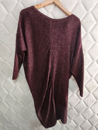 Vestido Zara marrón invierno