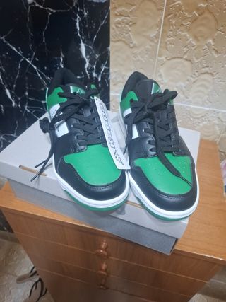 Scarpe Kappa verdi e nere