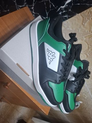 Scarpe Kappa verdi e nere