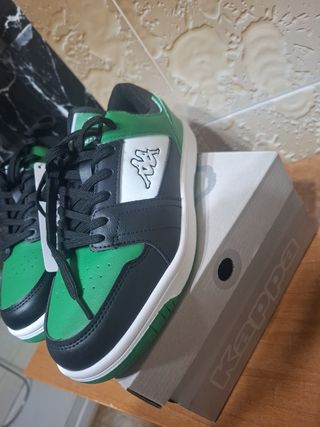 Scarpe Kappa verdi e nere