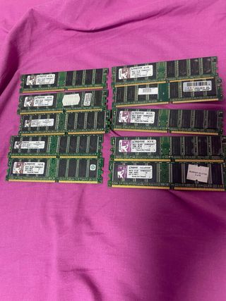 Memorias RAM Kingston 512MB DDR