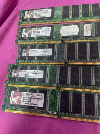 Memorias RAM Kingston 512MB DDR