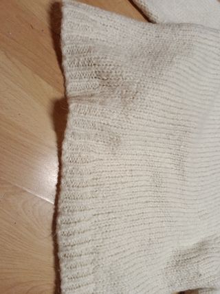 Suéter Zara beige talla M