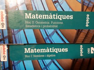 Libro MATEMÀTIQUES 2 ESO