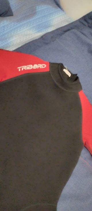 Traje neopreno niñ@s rojo-negro