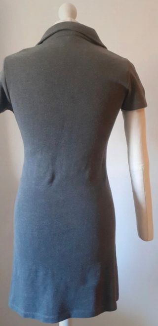 Vestido gris punto - Talla S