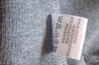 Vestido gris punto - Talla S
