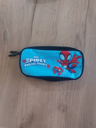 Mochila+Lancheira+Estojo Homem Aranha