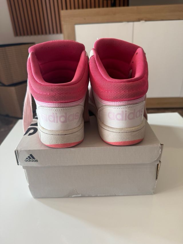 Adidas Scarpe alte rosa-bianche