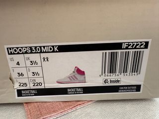 Adidas Scarpe alte rosa-bianche