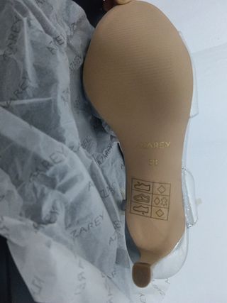 Zapatos AZAREY plata fiesta