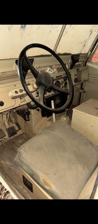 Land Rover 109 mercurio militar 1980