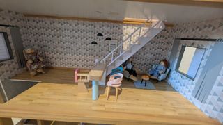 Casita Muñecas Madera + Accesorios