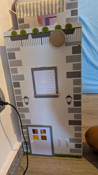 Casita Muñecas Madera + Accesorios