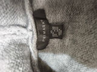 Vestido jersey gris capucha