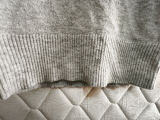 Vestido jersey gris capucha