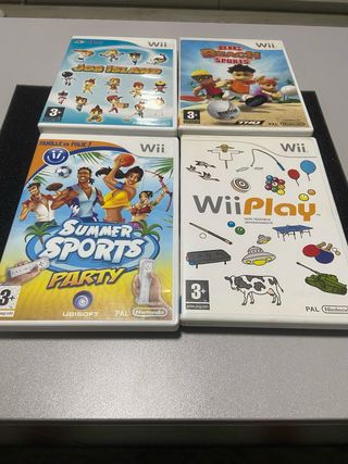 4 Juegos Wii: Diversión familiar