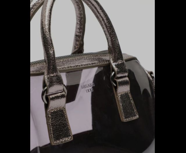 Rigua Bolsos Misako.  Transparente / Metalizado