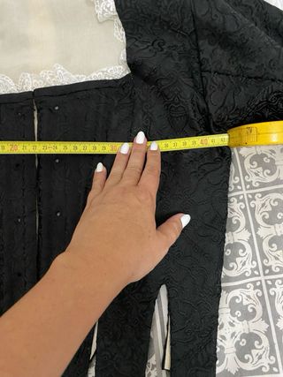 Corpiño fallera negro