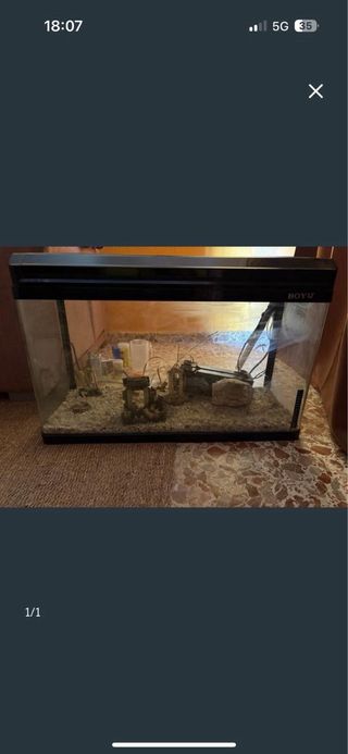 Acuario 120L -pecera- filtro