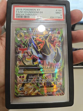 Houndoom EX - PSA 9 - 154/162