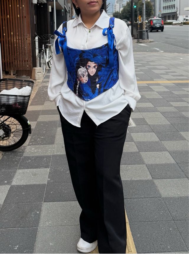 Corset Castillo Vagabundo - Azul