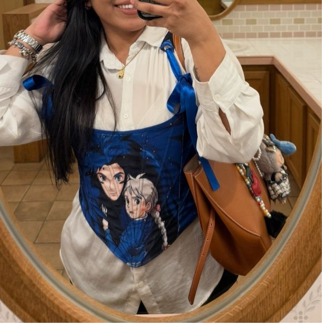 Corset Castillo Vagabundo - Azul