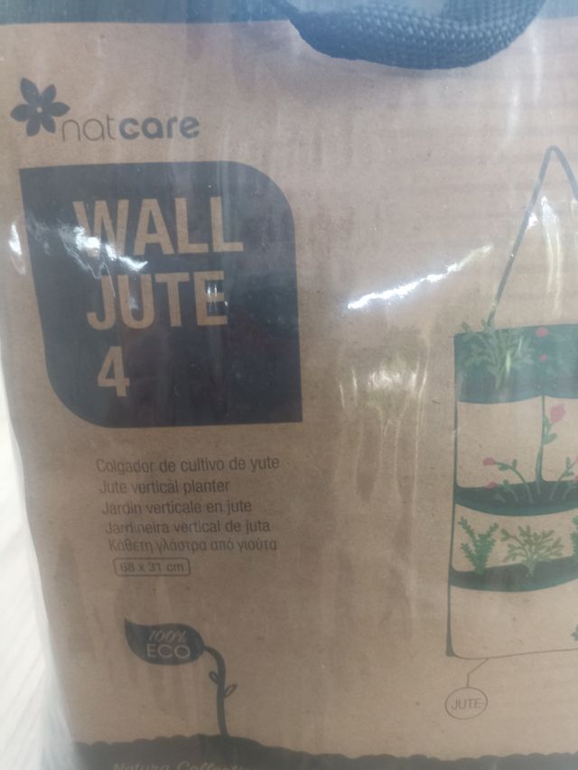 Maceta vertical de yute Natcare