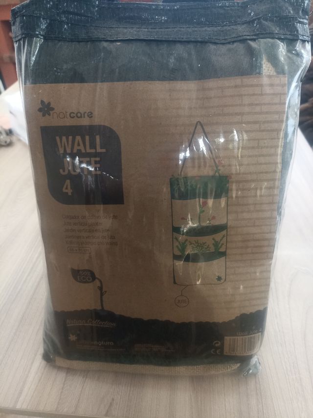 Maceta vertical de yute Natcare