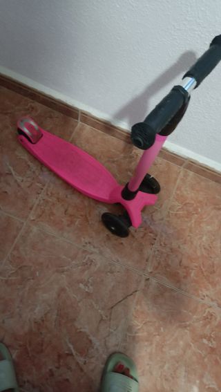Patinete infantil rosa - 3-7 años