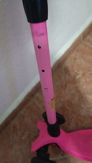 Patinete infantil rosa - 3-7 años
