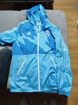 Chaqueta Adidas Real Madrid azul WIND  RDY ORIGINA