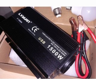 Kit Solar 12v placa, cables, inversor, controlador