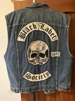 Chaleco Black Label Society signed by Zakk Wylde