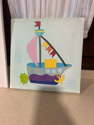 Accesorios habitación infantil pirata