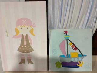Accesorios habitación infantil pirata