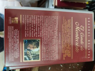 VHS El Conde de Montecristo (Gérard Depardieu)