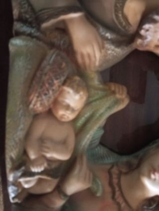 Sagrada Familia: Figura piedra.de unos 60 años 