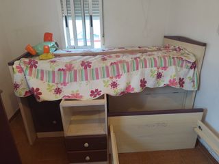 Cama nido madera infantil - beige/marrón
