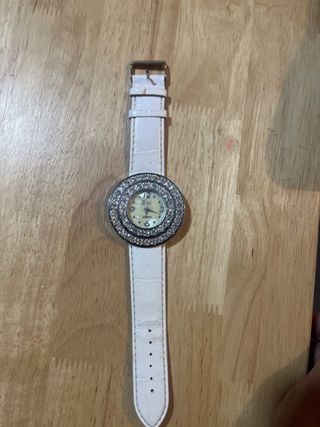 Reloj ByJ blanco c/ brillantes