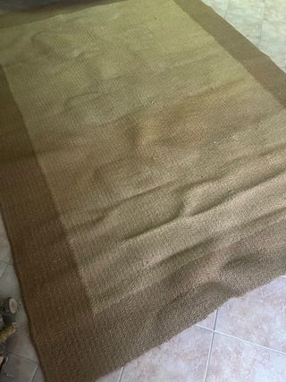 Alfombra esparto marrón