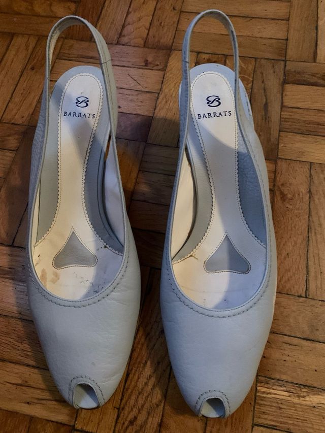 Zapatos Barrats piel azul