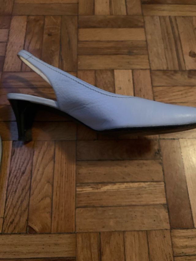 Zapatos Barrats piel azul