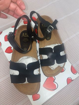 Sandalias negras mujer nº37
