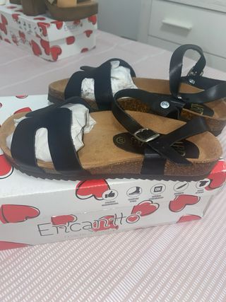 Sandalias negras mujer nº37