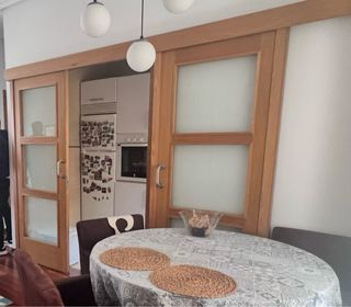 Puertas correderas madera cristal