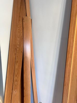 Puertas correderas madera cristal