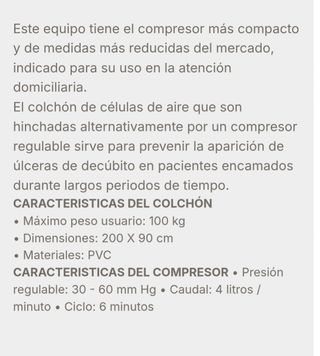 Colchón antiescaras y sujeciones de inmobilizacion