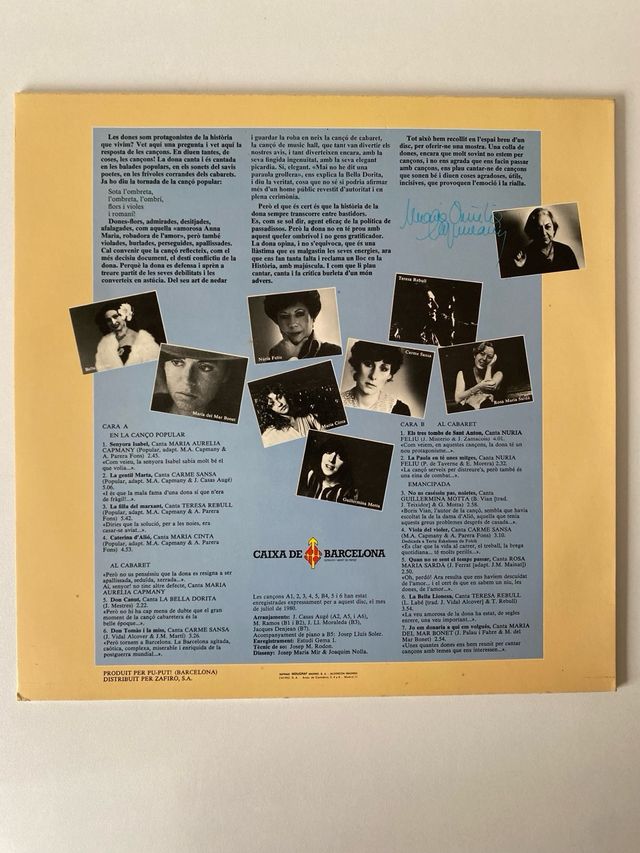 LP Donas, Flors i Violes - Folk